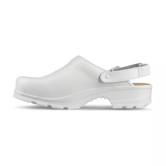Sika Flex LBS clogs with heel strap OB, White, large image number 2