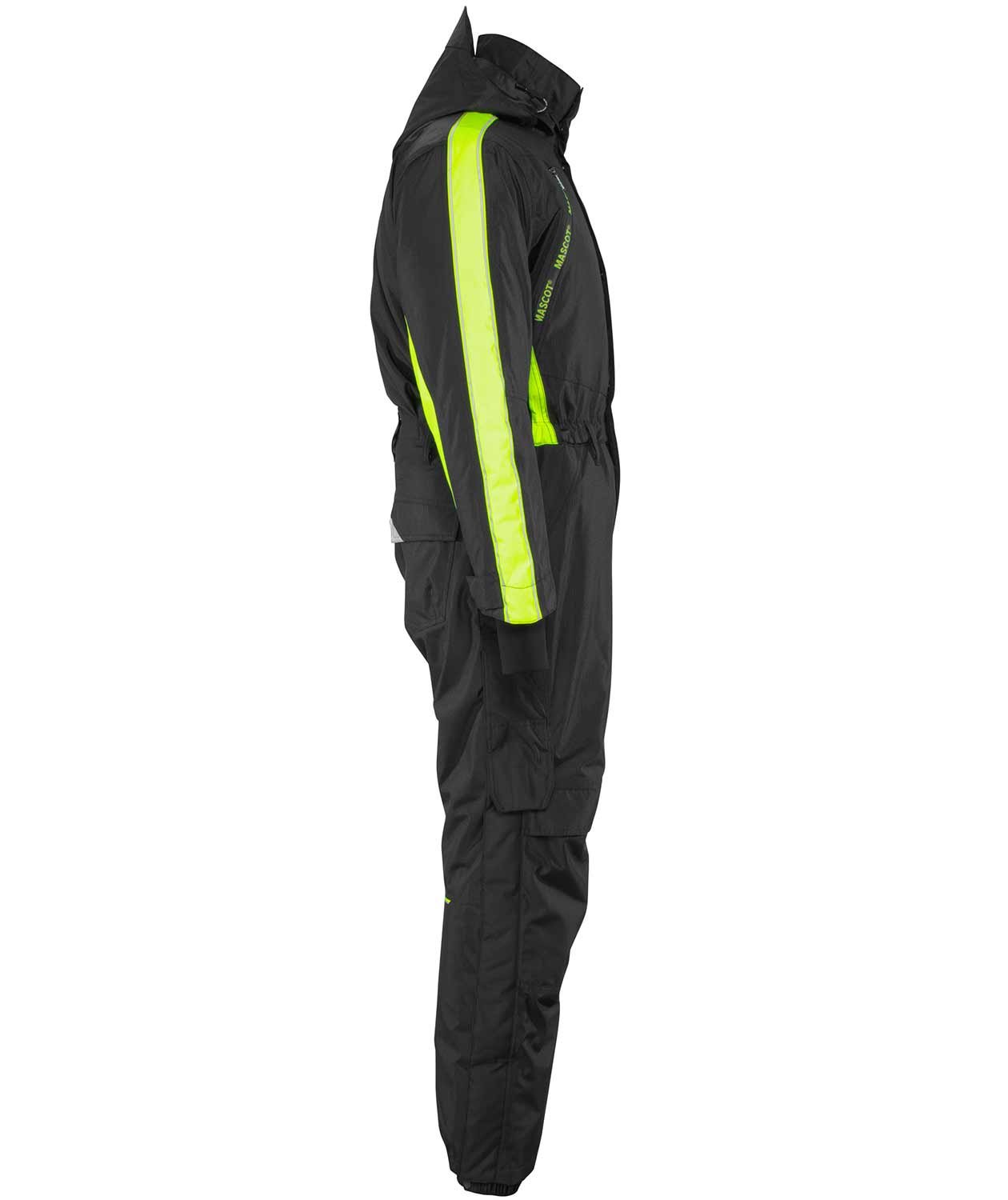 Mascot Hardwear thermal coverall, Black/Hi-Vis Yellow, large image number 3