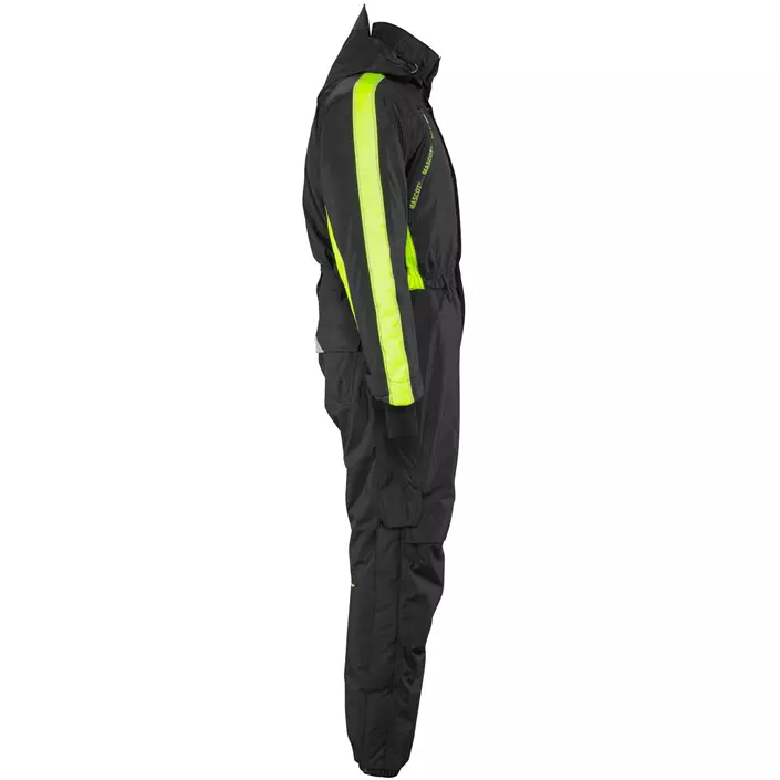Mascot Hardwear Thermo-Overall, Schwarz/Hi-Vis Gelb, large image number 3