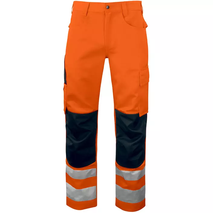 ProJob work trousers 6532, Hi-Vis Orange/Black, large image number 0