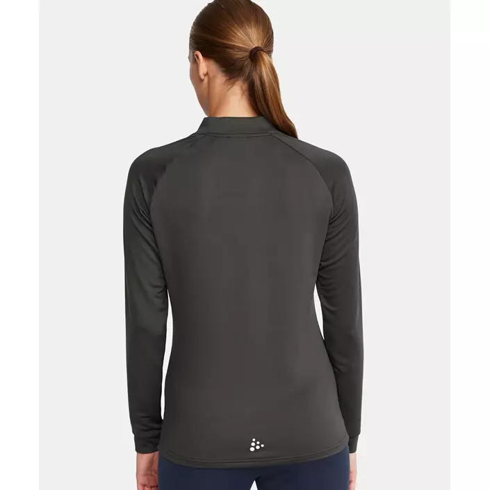 Craft Extend halfzip dame treningsgenser, Asphalt, large image number 7