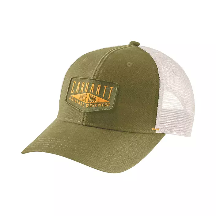 Carhartt Canvas Workwear Patch cap, True Olive, True Olive, large image number 0