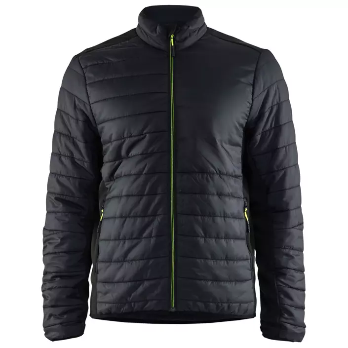 Blåkläder vattert jakke, Svart/Hi-Vis Gul, large image number 0