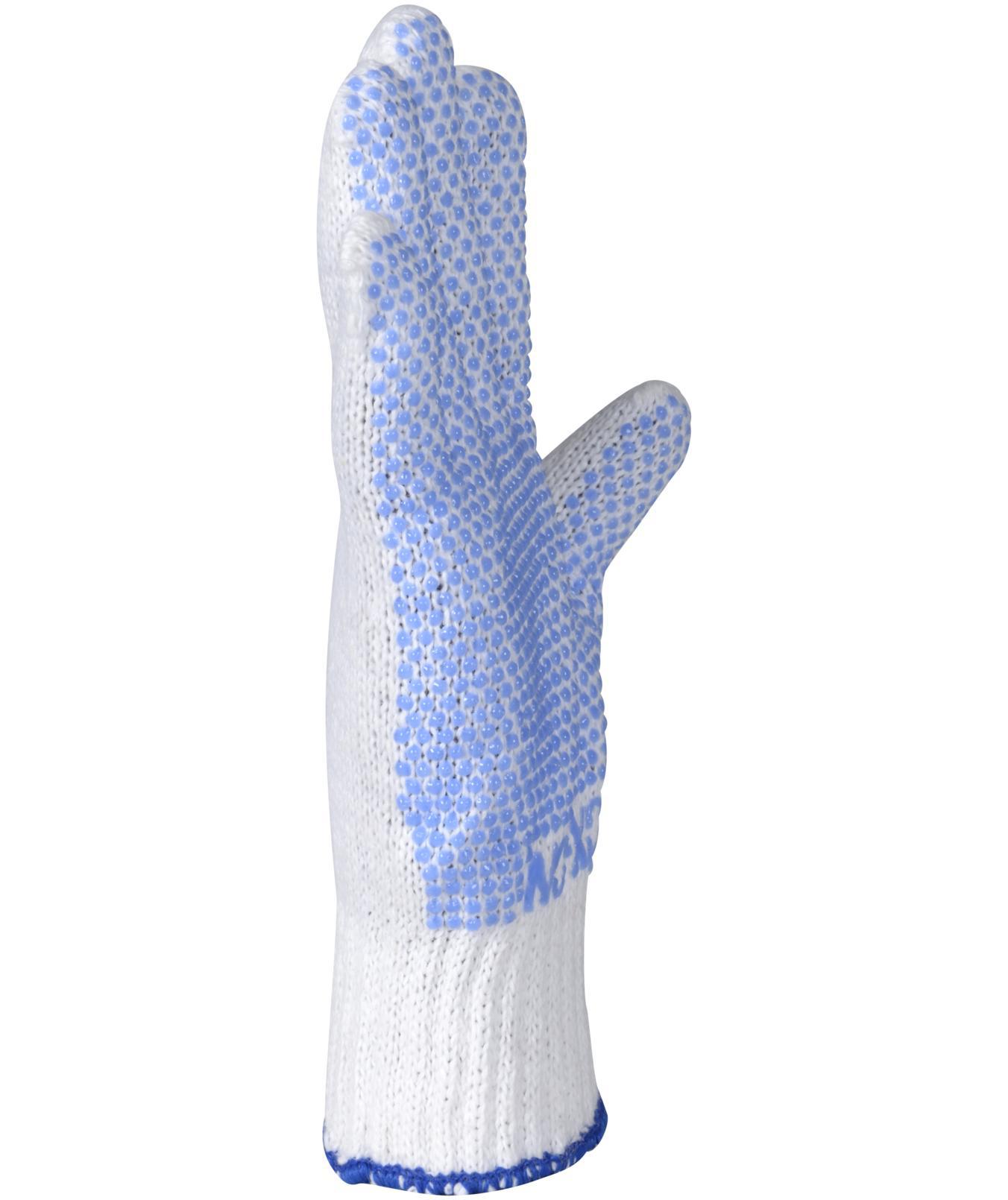 OX-ON Knitted Supreme 13600 arbetshandskar, Vit/Bl&aring;, large image number 5