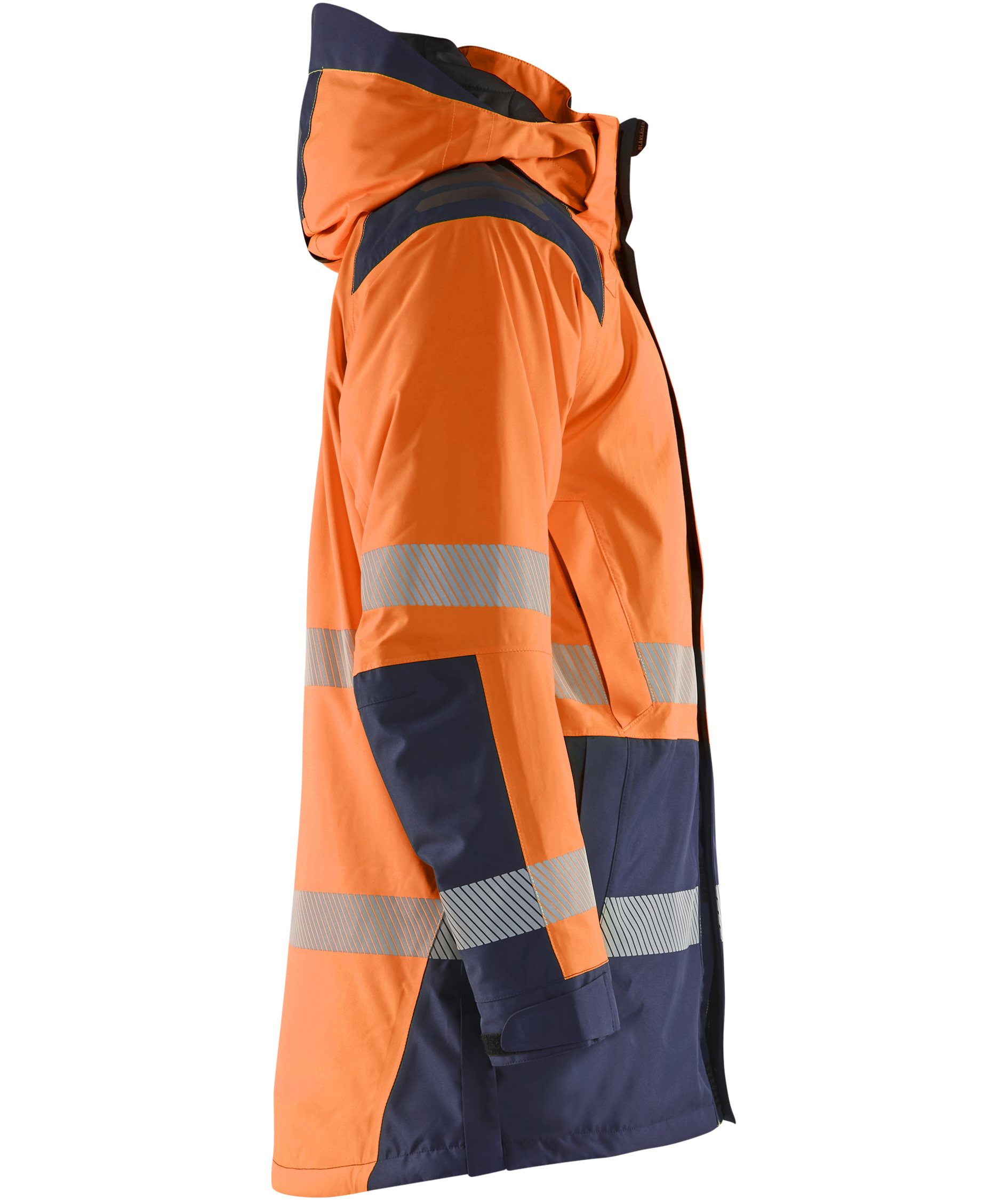 Bl&aring;kl&auml;der winter parka, Hi-Vis Orange/Navy, large image number 3