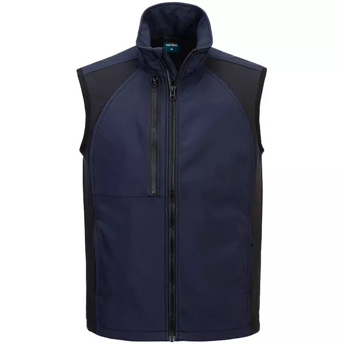 Portwest WX2 Eco softshell vest, Dark Marine Blue, large image number 0