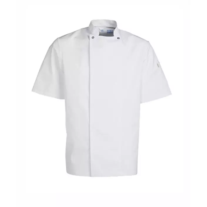 Nybo Workwear kortermet kokkejakke, Hvit, large image number 0