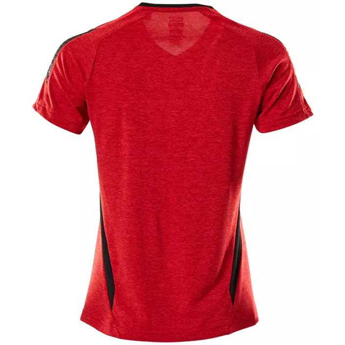Mascot Accelerate Coolmax dame T-skjorte, Signal rød/svart, large image number 1