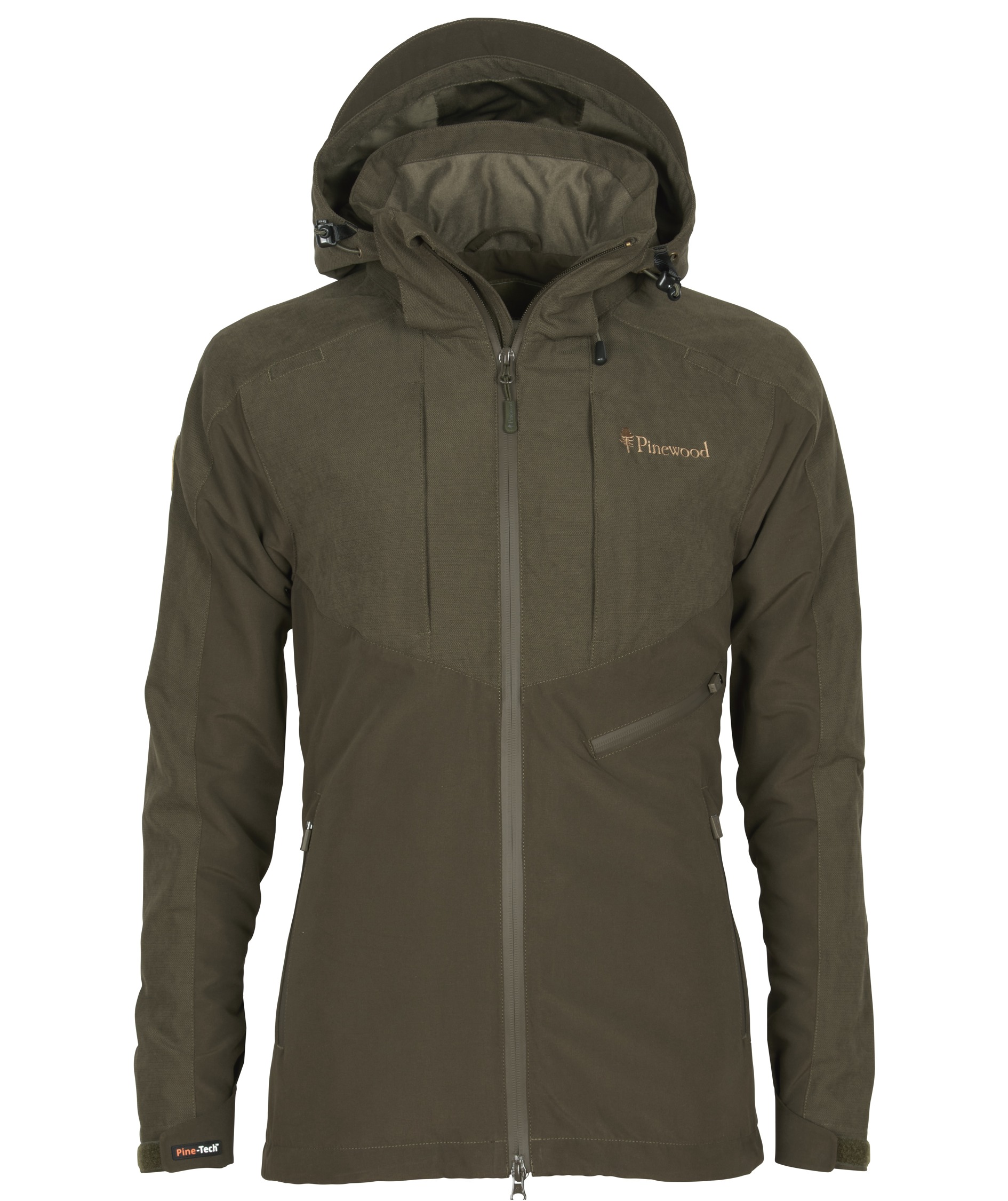 Pinewood&nbsp;Furudal Hunt Extreme damejakke, Suede Brown/dark olive, large image number 0