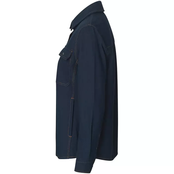 ID Modern fit flanellskjorta dam, Navy, large image number 3