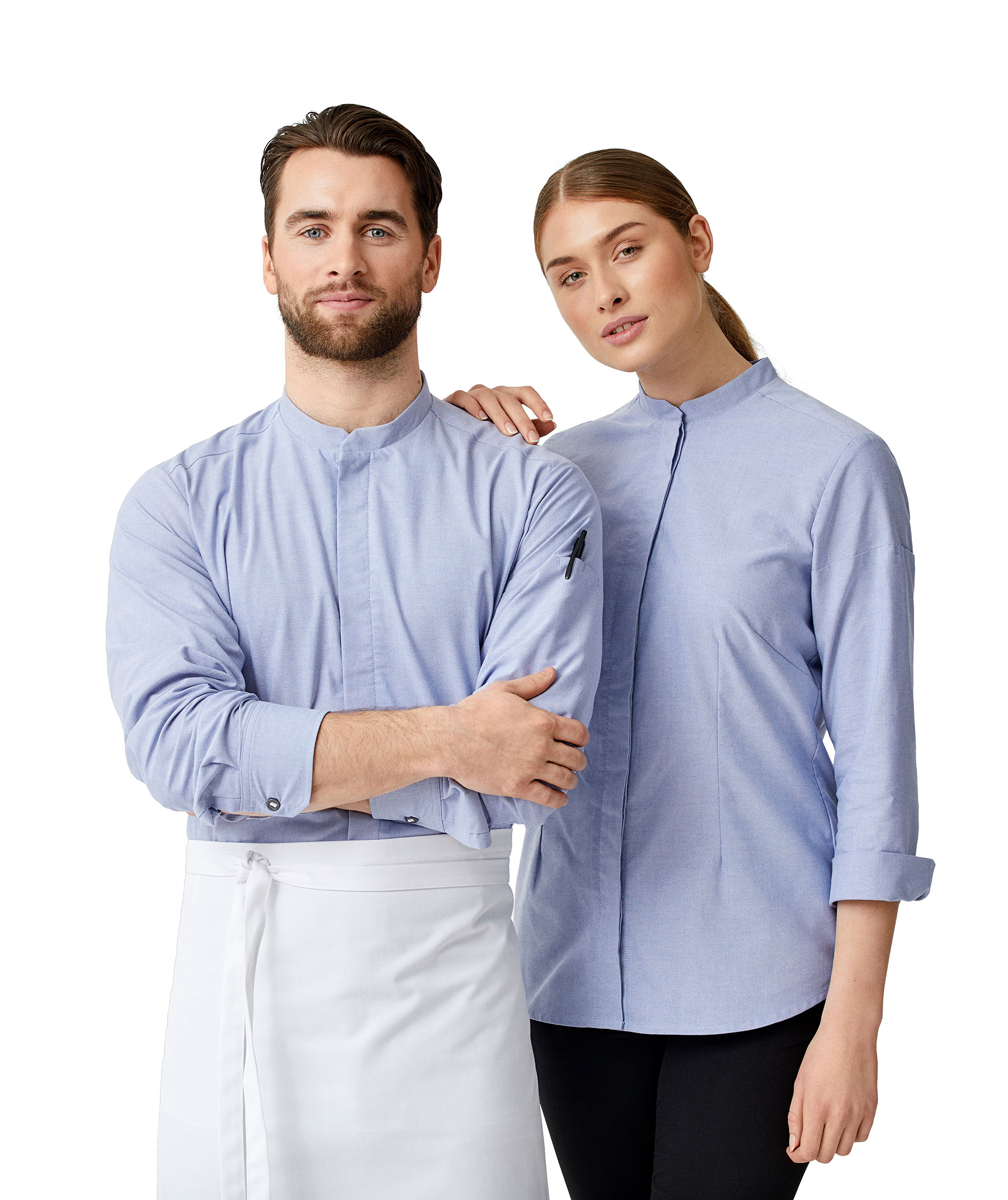 Kentaur modern fit skjorte, Oxford blue, large image number 3