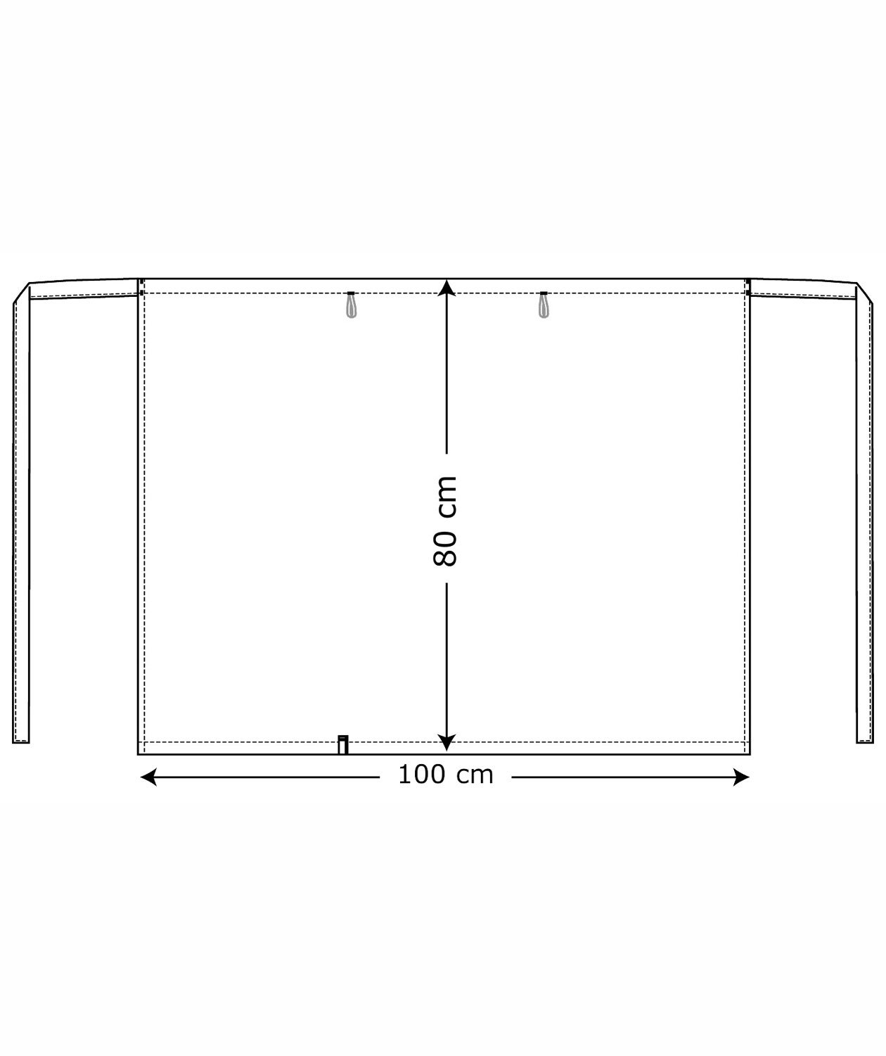 Kentaur long server apron, Lime Green, Lime Green, large image number 1