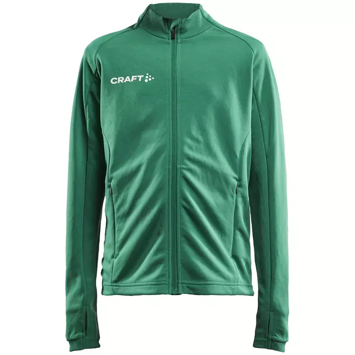 Craft Evolve Full Zip sweatshirt for kids, Team green, large image number 0