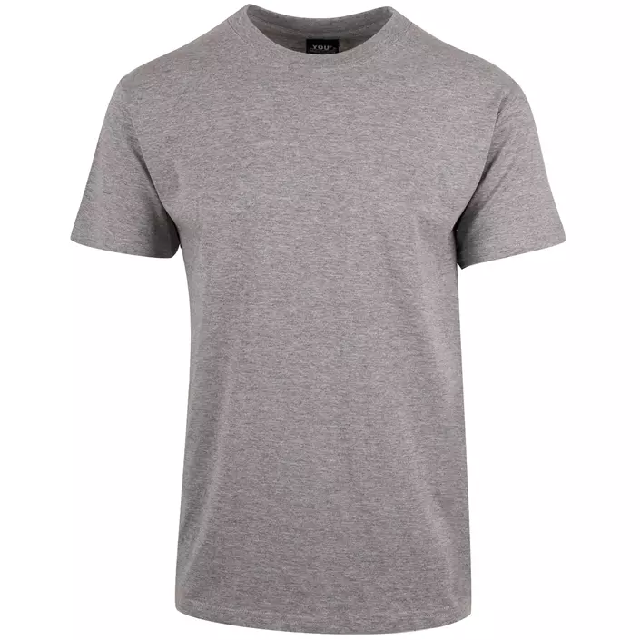 YOU Classic  T-skjorte, Gråmelert, large image number 0
