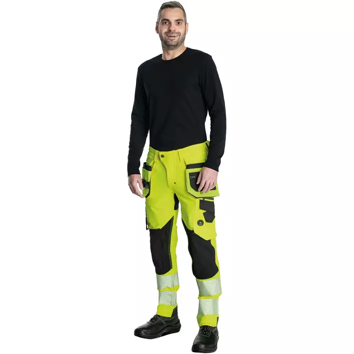 Cerva Neurum Nordics craftsman trousers, Hi-Vis Yellow, large image number 1