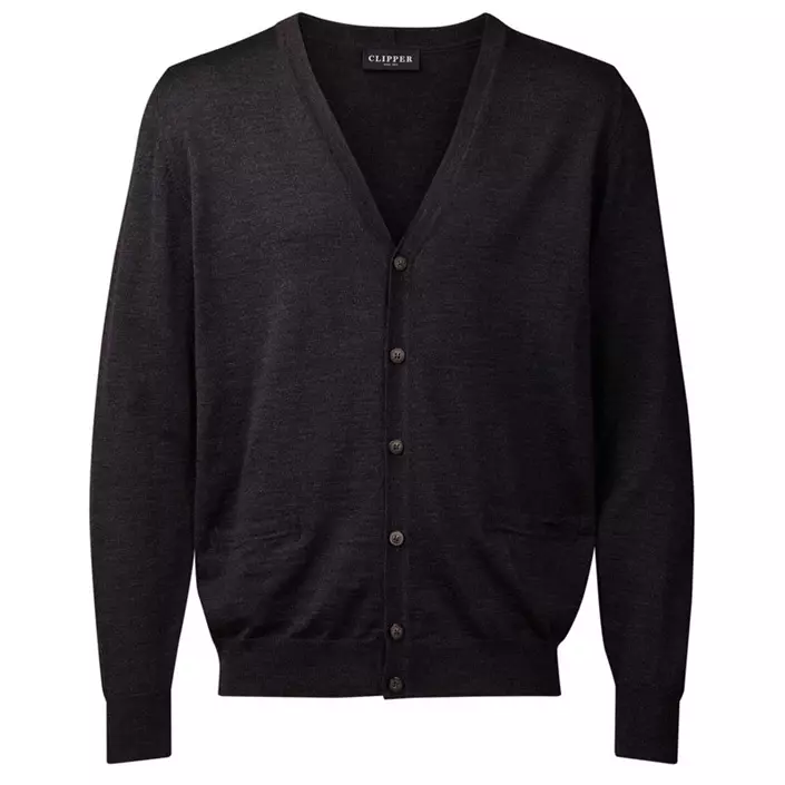 Clipper Milan Cardigan mit Merinowolle, Charcoal, large image number 0