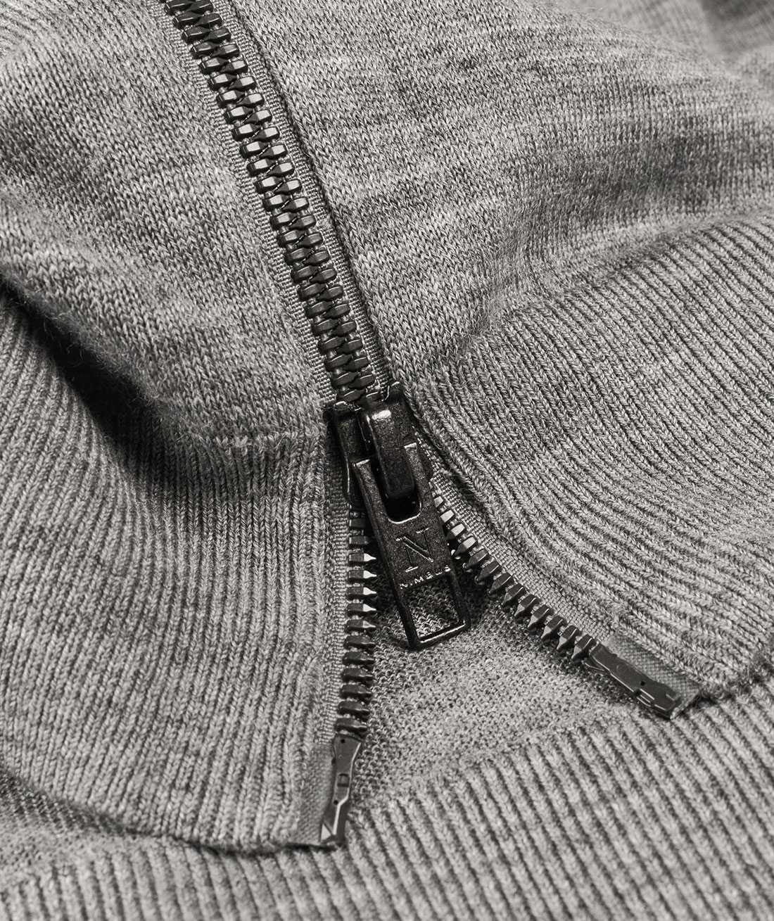 Nimbus Phoenix stickad cardigan med merinoull, Gr&aring; melange, large image number 4