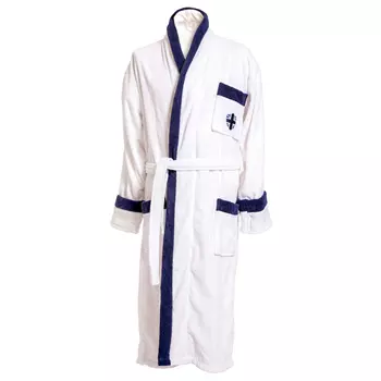 Lord Nelson Velour dressing gown, White
