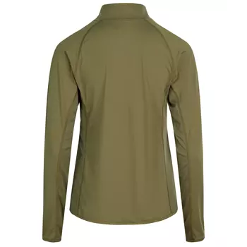Zebdia Damen Sports Jacke, Armee Grün