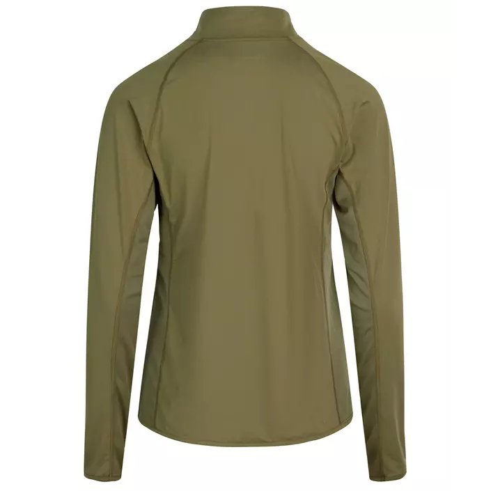 Zebdia dame sports jakke, Armygrøn, large image number 1