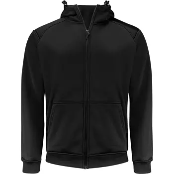 ProJob hoodie med dragkedja 2133, Black