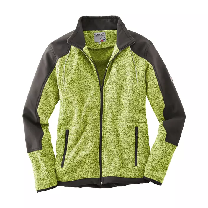 Terrax knitted fleece jacket, Lime green/black, large image number 0