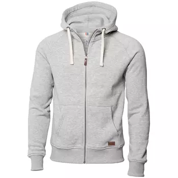 Nimbus Williamsburg hoodie with full zipper, Grey melange