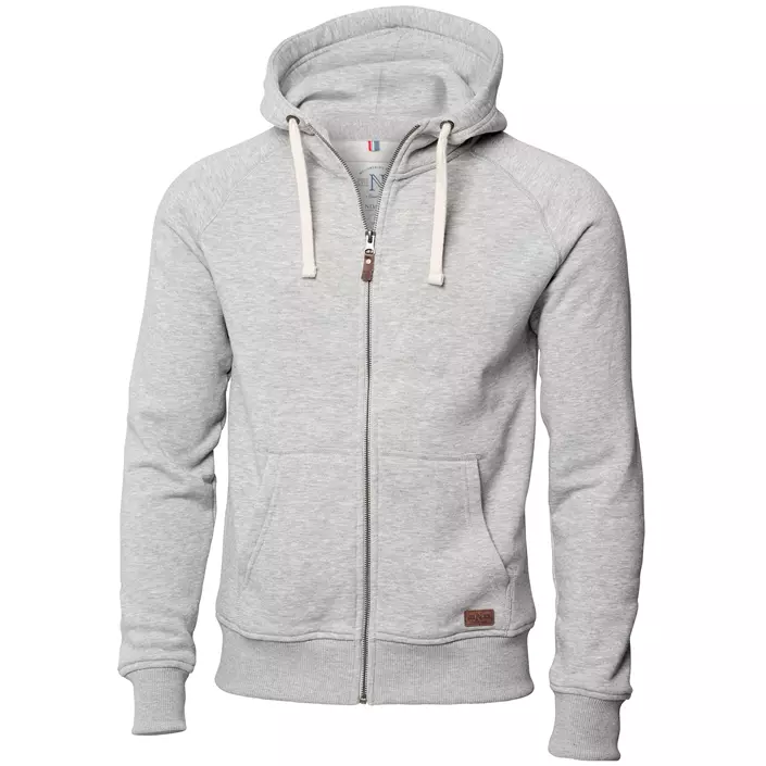 Nimbus Williamsburg hoodie med blixtlås, Grey melange, large image number 0