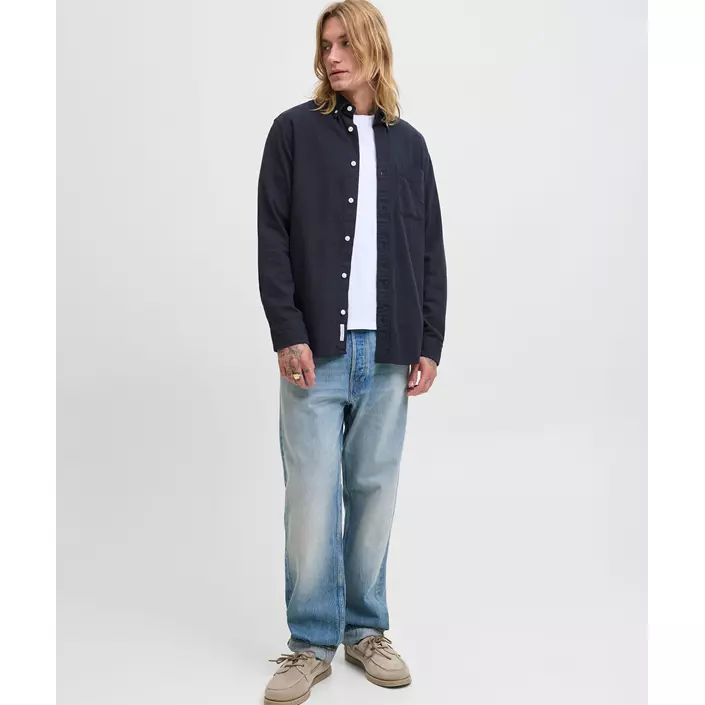 Jack & Jones Premium JPRBLUBROOK TWILL skjorta, Dark navy, large image number 6