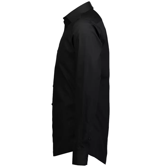 Seven Seas Slim fit Poplin shirt, Black, large image number 3