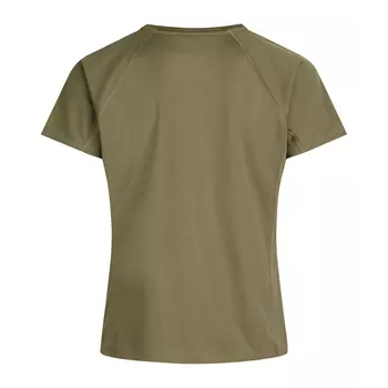 Zebdia women´s sports T-shirt, Army Green