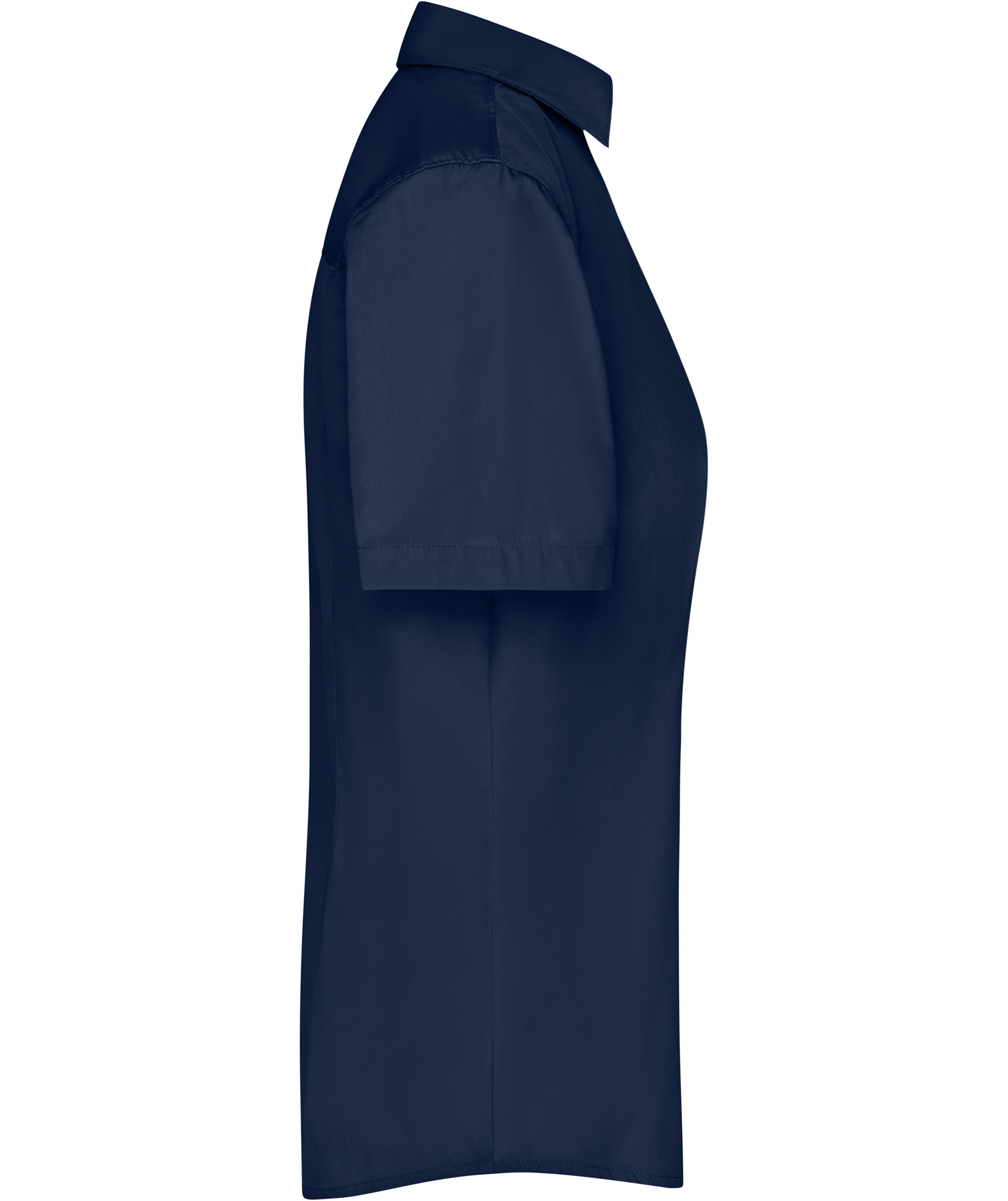 James & Nicholson kort&aelig;rmet Modern fit dameskjorte, Navy, large image number 2