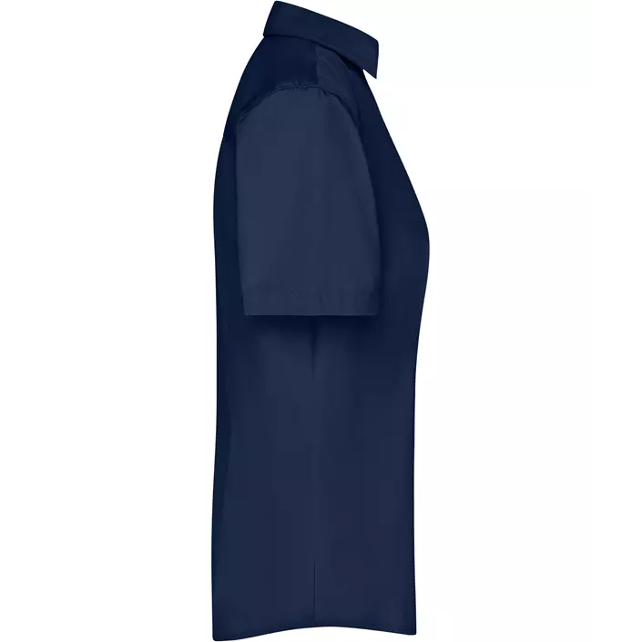 James & Nicholson kurzärmeliges Modern fit Damenhemd, Navy, large image number 2