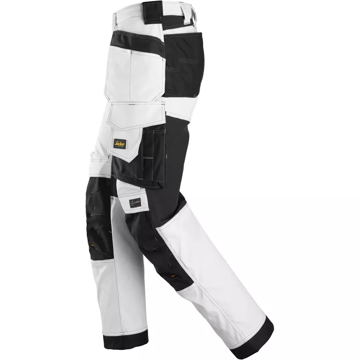 Snickers AllroundWork hantverksbyxa 6251, White/black, large image number 3