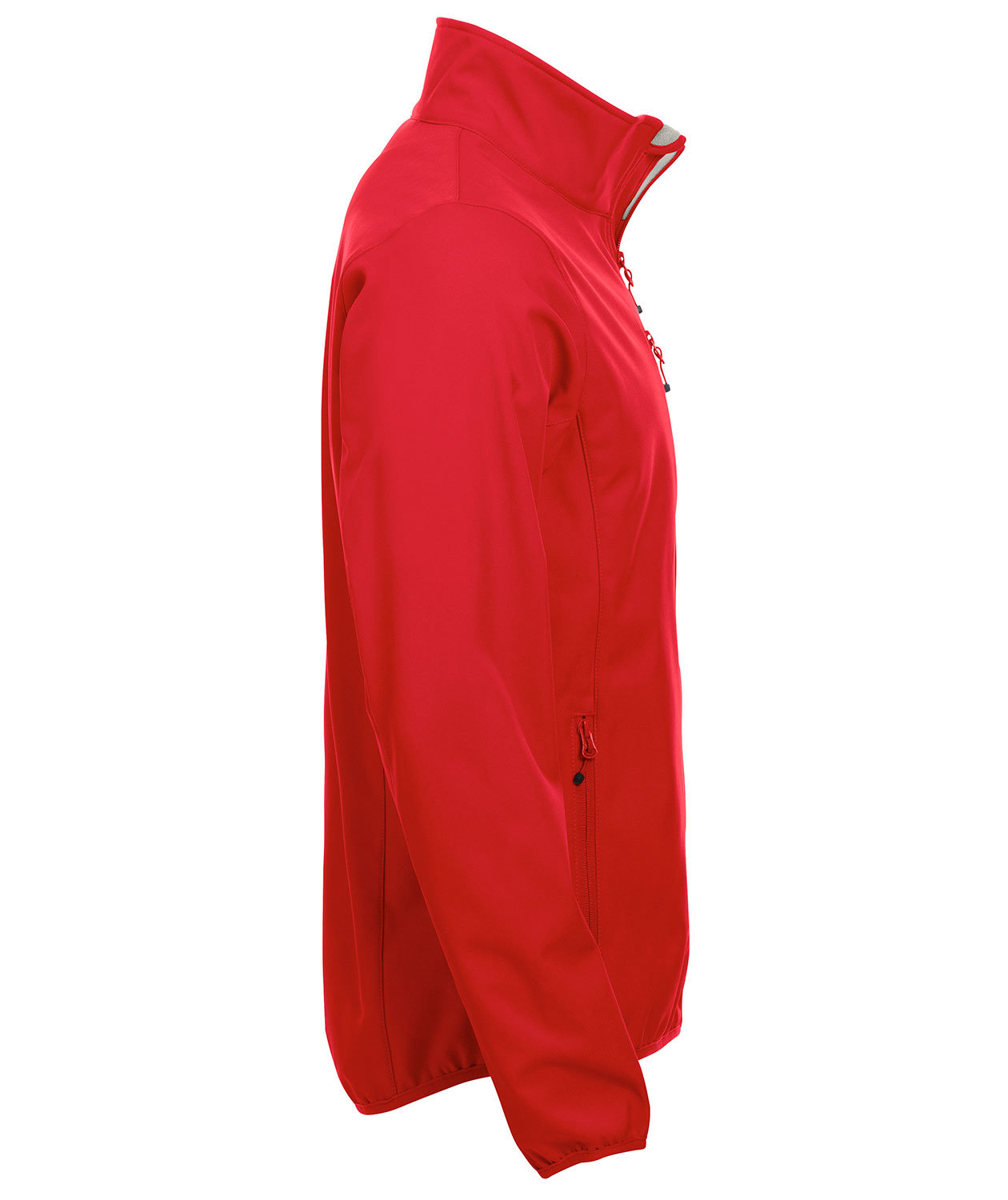 Clique Basic softshelljakke, R&oslash;d, large image number 4