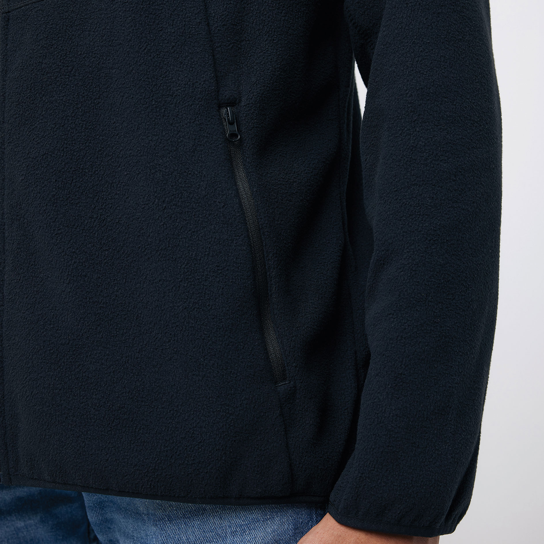 Iqoniq Talung fleecetr&ouml;ja, Svart, large image number 7