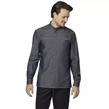 Kentaur modern fit kock-/service skjorta, Oceanblå
