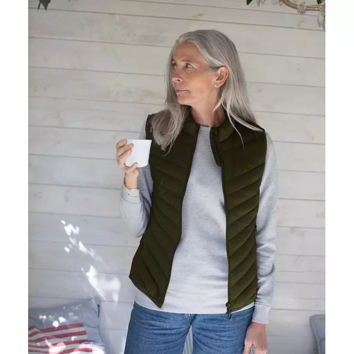 ID økologisk dame sweatshirt, Lys grå Melange, large image number 6