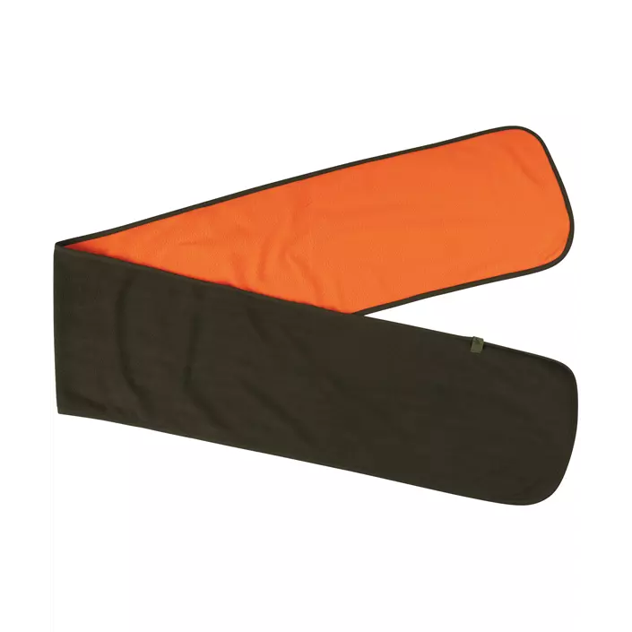Seeland Reversible fleece scarf, Pine Green/Hi-Vis Orange, Pine Green/Hi-Vis Orange, large image number 0