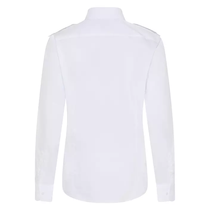 Angli Slim fit stretch  pilotskjorte, Hvid, large image number 1