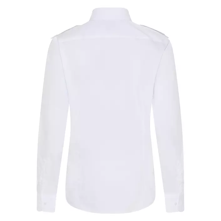 Angli Slim fit stretch  pilotskjorte, Hvid, large image number 1
