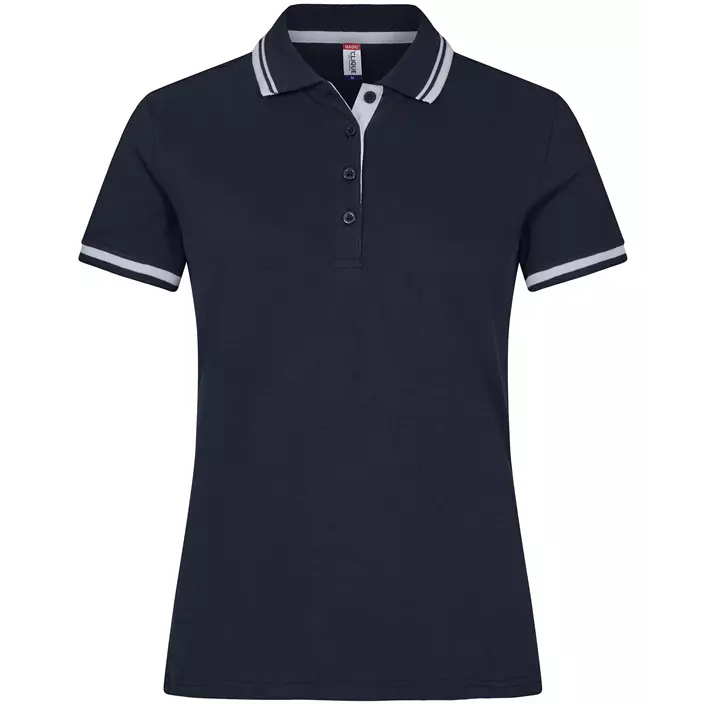Clique Astoria dame polo T-skjorte, Dark navy, large image number 0