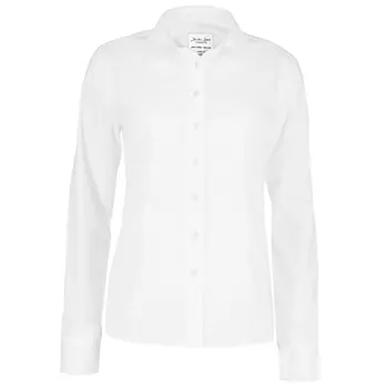 Seven Seas Poplin modern fit dameskjorte, Hvid