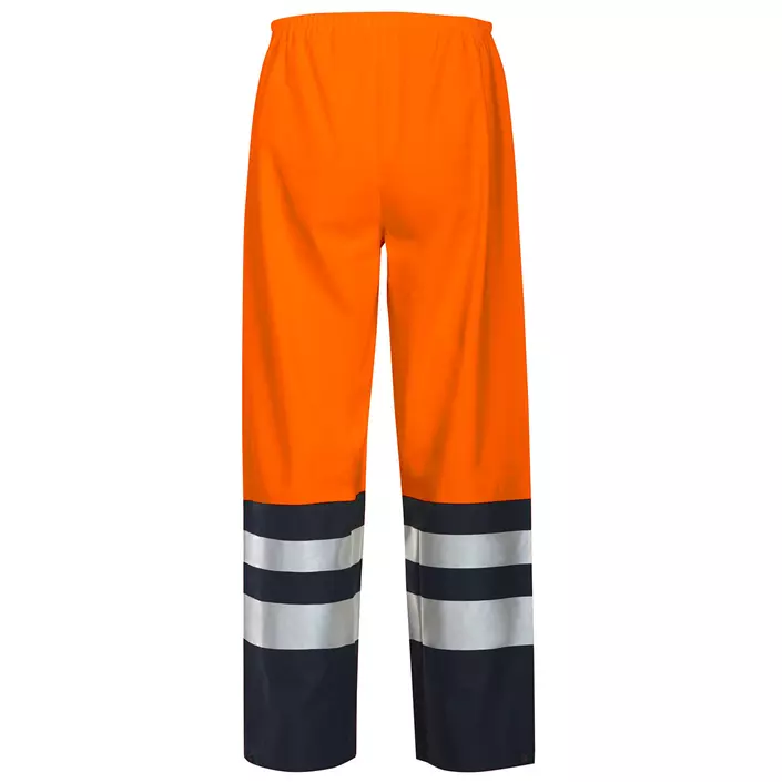 ProJob rain trousers 6504, Hi-vis orange/Grey, large image number 2