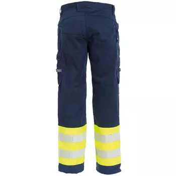 Tranemo CE-ME women's work trousers, Hi-vis Yellow/Marine