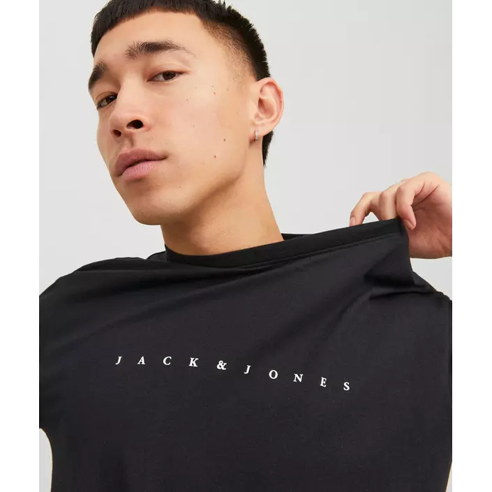 Jack & Jones JJESTAR T-shirt, Black, large image number 3