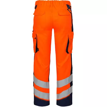 Engel Safety Light women's work trousers, Orange/Blue Ink