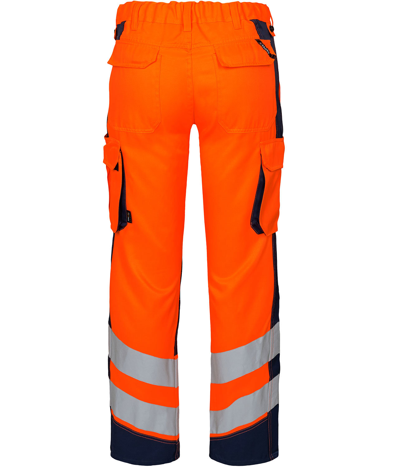 Engel Safety Light women's work trousers, Orange/Blue Ink, large image number 1