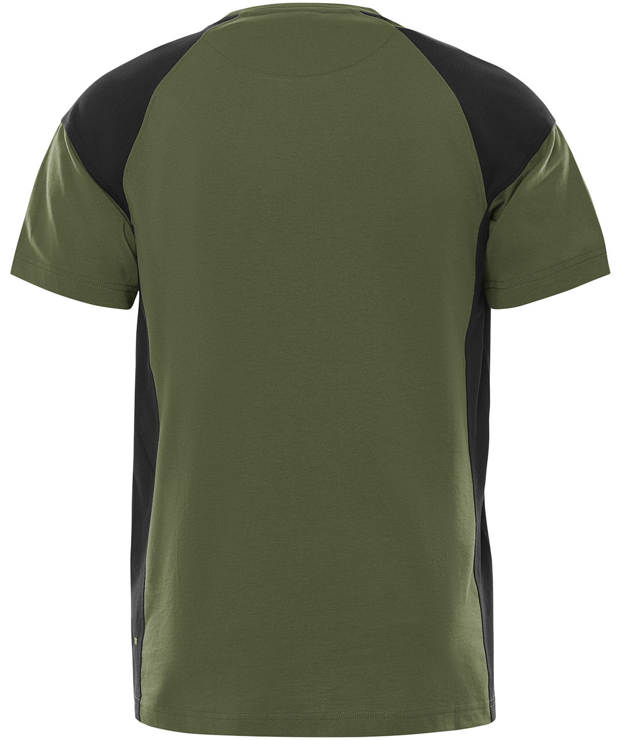 Fristads Heavy T-shirt 7046 GTM, Army Green/Black, large image number 1