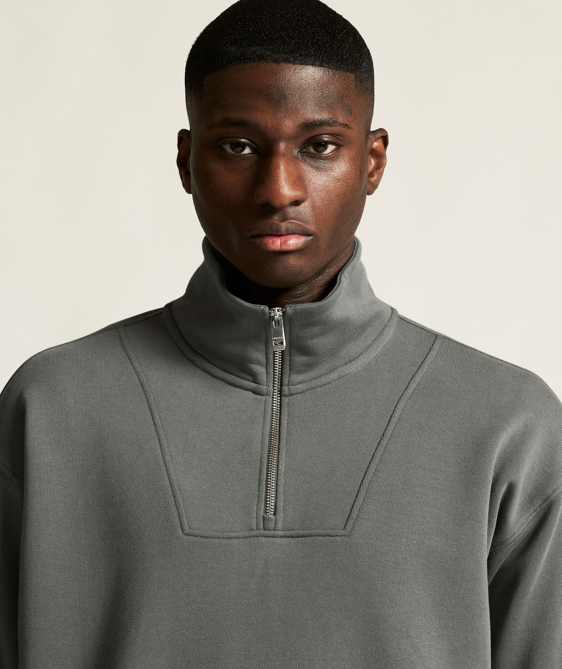 Craft Frequent half zip, Lava, large image number 5